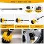MXTIMWAN 8 Pieces Cepillo Taladro Limpieza Kit, Cepillo para Taladro Eléctrico, Multifuncional Cepillos Taladro Suave para