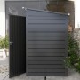 Outsunny Caseta de Jardín Exterior 2,7m² 249x121x183 cm Cobertizo de Jardín Exterior con Doble Puerta 2 Ventilaciones y Pestillo