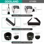 Odoland Elastic Fitness Bands Set with 5 Elastic Resistance Bands, Loop Band, Handles, Ankle Straps, Door Anchor and Guide,