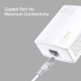 TP-Link TL-PA717 Kit- Powerline AV1000 Red Sin WiFi, Puerto Gigabit, Plug & Play,Modo Ahorro Energía