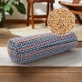 DoYourYoga Bolster Yoga Rodillo »Krishna« para Yin Yoga 68 x 22 cm - Relleno de espelta orgánica - Cubierta en Coton Lavable -