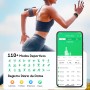 KALINCO Reloj Inteligente Hombre Mujer, Smartwatch Hombre con Oxígeno Sanguíneo Presión Arterial Frecuencia Cardíaca Sueño,