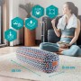 DoYourYoga Bolster Yoga Rodillo »Krishna« para Yin Yoga 68 x 22 cm - Relleno de espelta orgánica - Cubierta en Coton Lavable -