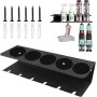 WIYETY Soporte para botellas de spray, estante de pared, soporte para latas de aerosol, estante de almacenamiento, soporte para
