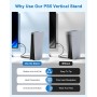 RUIZHI Soporte Vertical para Consola PS5 PS5 Slim - Acero Inoxidable ABS, Proporciona Estabilidad Y Disipación de Calor, Soporte