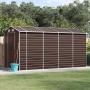 Willood Caseta de jardín Acero galvanizado marrón Claro 191x215x198 cm