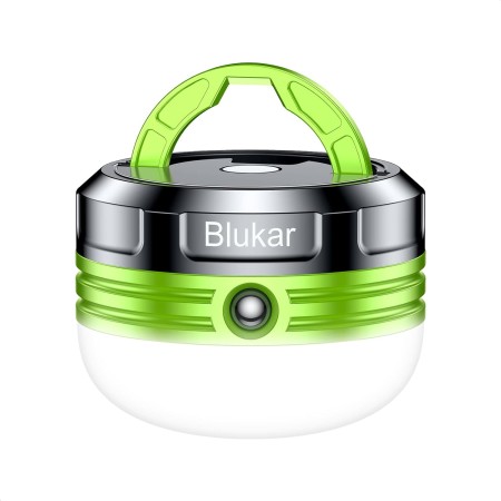 Blukar Lámpara Camping, Portátil Linterna de Camping LED con 3 Modos de lluminación y Super Imán para Camping, Senderismo, Pesca