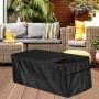 Penlimly Funda para Arcón Exterior Impermeable, Anti-UV Funda Protectora para Baúl de Almacenamiento Exterior Caja de Almacenaje