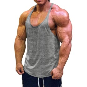 Muscle Cmdr Camiseta sin Mangas de Entrenamiento para Hombre,Camisetas de Tirantes Tombre Gym,Camiseta de Fitness con Espalda en