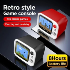 Consola de juegos portátil H7 Retro VideoTV HD de 3,5 pulgadas incorpo