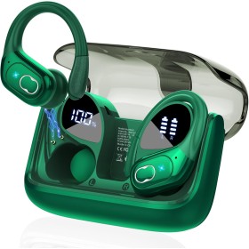 STECEi Auriculares Inalámbricos Deportivos, Auriculares Bluetooth 5.4 con HD Micrófono, 75H de Reproducción con Cancelacion