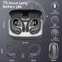 STECEi Auriculares Inalámbricos Deportivos, Auriculares Bluetooth 5.4 con HD Micrófono, 75H de Reproducción con Cancelacion