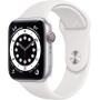 Apple Watch Series 6 (GPS + Celular, 44MM) Caja de Aluminio Plata con Correa Deportiva Blanco (Reacondicionado)