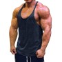 Muscle Cmdr Camiseta sin Mangas de Entrenamiento para Hombre,Camisetas de Tirantes Tombre Gym,Camiseta de Fitness con Espalda en