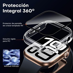 Apple Watch Series 6 (GPS + Celular, 44MM) Caja de Aluminio Plata con Correa Deportiva Blanco (Reacondicionado)