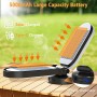 bravzurg Luz Camping Recargable, 5000mAh Lampara Solar Camping, Accesorios Camping, Plegables Portatil Impermeables, Linterna