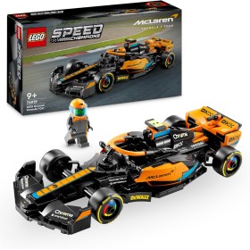 LEGO Speed Champions Coche de Carreras de Fórmula 1 McLaren 2023 Maqueta de Vehículo de Juguete, Regalo para Niños y Niñas de 9