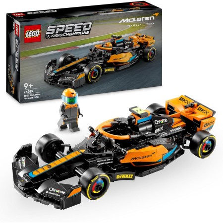 LEGO Speed Champions Coche de Carreras de Fórmula 1 McLaren 2023 Maqueta de Vehículo de Juguete, Regalo para Niños y Niñas de 9