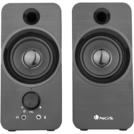 NGS SB350, Altavoz para PC de 12W y Conexión USB, Color Negro