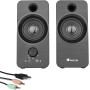 NGS SB350, Altavoz para PC de 12W y Conexión USB, Color Negro