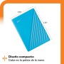 WD 6TB My Passport, HDD portátil, disco duro externo, USB 3.0, con software para gestión de dispositivos, copia de seguridad y