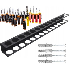 Organizador de destornilladores de metal, soporte para destornilladores, estante para destornilladores, organizadores y