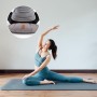 DoYourYoga Cojín de Media Luna Zafu Ganesh, Funda Lavable 100% algodón, 45 x 30 x 14 cm, cojín de meditación/Sentado/Rondo para