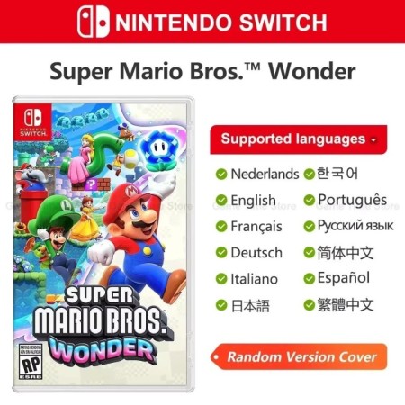 Super Mario Bros. Wonder nintendo switch ofertas de juegos tarjeta de 