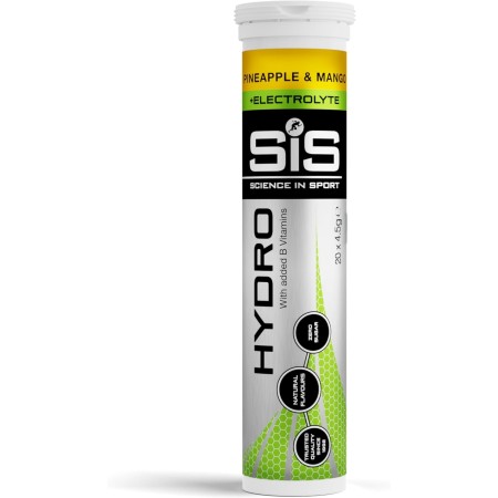 Science in Sport GO Hydro Electrolyte Tablets 20 pcs Lemon Lime - Sugar Free, Vegan and Gluten Free, With Sodium, Calcium,