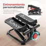 Sunny Health & Fitness Mini Steppers para Ejercicio, Escalones de Bajo Impacto, Equipo de Cardio de Cuerpo Completo, con