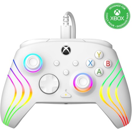 PDP Mando con cable Afterglow para Xbox y Series X/S Azul (Prismatic)