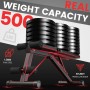 PASYOU Banco de Pesas Musculación, Banco Abdominales Plegable 7 en 1, Banco Pesas Ajustable adecuado para el hogar y el