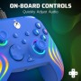 PDP Mando con cable Afterglow para Xbox y Series X/S Azul (Prismatic)