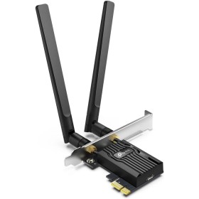 TP-Link Archer TX55E - Tarjeta de Red PCLe AX3000, Wi-Fi 6 con Bluetooth 5.2, 2X Antenas Multidireccionales, Intel WiFi 6,