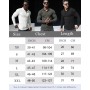 Muscle Cmdr-Camiseta de Manga Larga/Corto Hombre Stretch Slim Fit tee V Cuello Camiseta Interior para Hombre