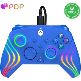 PDP Xbox Afterglow Wave Wired Controller Blue