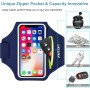 Sports Armband for Running with Airpods Holder, Adjustable Running Mobile Armband, Mobile Running Holder for iPhone 15 14 13 12