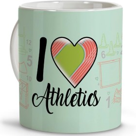 LolaPix Taza atletismo. Regalos atleta. Regalos para deportistas. Tazas originales para regalar. Tazas de cafe. Taza cerámica