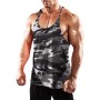 Muscle Alive Hombre Camisetas de Tirantes Entrenamiento Hombre Fitness Deportivo Gimnasio Tops Camisetas T-Shirts Chaleco