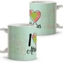 LolaPix Regalos para deportistas. Tazas originales para regalar. Tazas de cafe. Taza cerámica 330 ml. Ciclismo