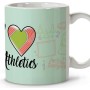 LolaPix Regalos para deportistas. Tazas originales para regalar. Tazas de cafe. Taza cerámica 330 ml. Ciclismo