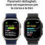 Apple Watch Ultra 2 [GPS + Cellular, 49 mm] Caja de Titanio Negro Resistente de 49 mm y Correa Loop Alpine Verde Oscuro, Talla L