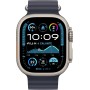 Apple Watch Ultra 2 [GPS + Cellular, 49 mm] Caja de Titanio Negro Resistente de 49 mm y Correa Loop Alpine Verde Oscuro, Talla L