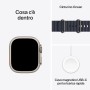 Apple Watch Ultra 2 [GPS + Cellular, 49 mm] Caja de Titanio Negro Resistente de 49 mm y Correa Loop Alpine Verde Oscuro, Talla L