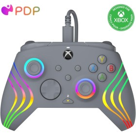 PDP AFTERGLOW XBX WAVE WIRED mando GREY for Xbox Series X|S, Xbox One, Officially Licensed