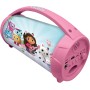 Lexibook, Disney Stitch, Altavoz luminoso inalámbrico con micrófono, Sonido estéreo, Función karaoke, Puertos USB y para