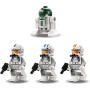LEGO Star Wars 75402 Caza Estelar ARC-170 de Juguete con 4 Minifiguras Inc. Pilotos Clon y Droide R4-P44, Regalo de Cumpleaños
