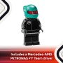 LEGO Speed Champions Coche de Carreras Ferrari SF-24 F1 de Juguete, Maqueta de Vehículo Rojo de Fórmula 1 y Minifigura de Piloto