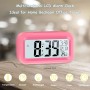JOPHEK LCD Despertador Digital, Inteligente Reloj Despertador Digital con Repetición de Datos de Temperatura, Reloj de Mesa de