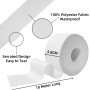 ANAMPION 4 x White Sports Tape, Sports Adhesive Tape 3.8 cm x 10 m, Self-adhesive Tape with Extra Strong Adhesive Strength,